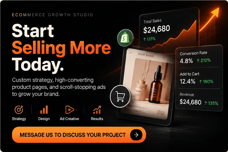 Start selling more today: custom strategy, high-converting product pages and scroll-stopping ads to grow your brand.