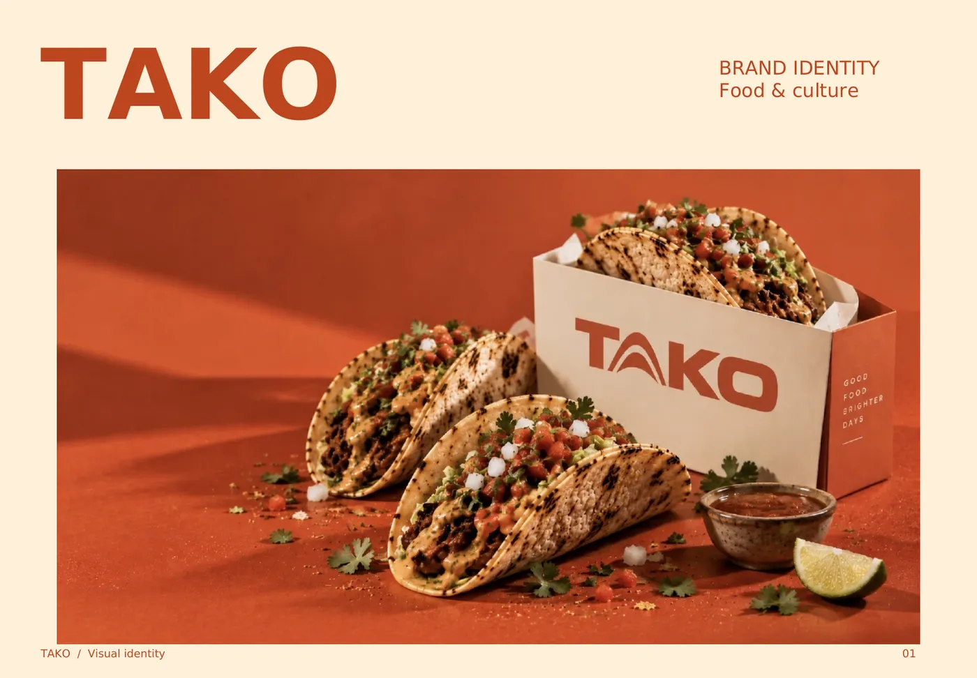 TAKO brand identity cover
